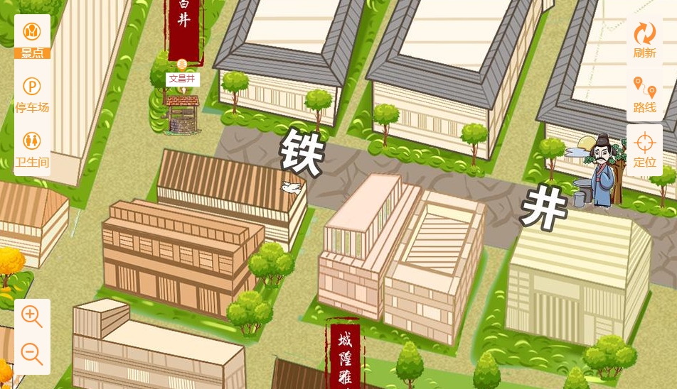 友谊智慧景区：手绘地图与语音导览的完美融合